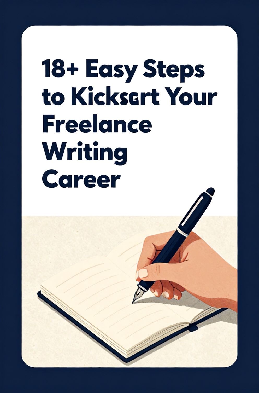 Bold%2C%20sharp%20text%20that%20says%20%E2%80%9C18%2B%20Easy%20Steps%20to%20Kickstart%20Your%20Freelance%20Writing%20Career%E2%80%9D.%20The%20text%20is%20placed%20at%20the%20top%20inside%20a%20white%2C%20rounded%20rectangular%20illustration%20box%20in%20negative%20space%2C%20beautiful%20Pinterest-style%20frame.%20Pinterest-style%20illustration%20showing%20a%20fountain%20pen%20writing%20on%20a%20notebook.%20Background%20of%20deep%20ink%20blue%20and%20parchment%20tones.%20Clean%2C%20minimal%20composition%2C%20cold%20neutral%20or%20warm%20neutral%20color%20palette