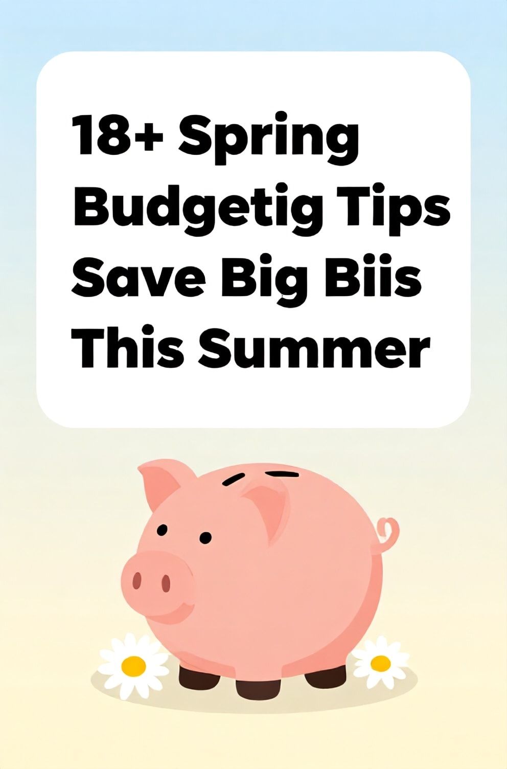 Bold%2C%20sharp%20text%20that%20says%20%E2%80%9C18%2B%20Spring%20Budgeting%20Tips%20to%20Save%20Big%20This%20Summer%E2%80%9D.%20The%20text%20is%20placed%20at%20the%20top%20inside%20a%20white%2C%20rounded%20rectangular%20illustration%20box%20in%20negative%20space%2C%20beautiful%20Pinterest-style%20frame.%20Pinterest-style%20illustration%20showing%20a%20piggy%20bank%20surrounded%20by%20daisy%20flowers.%20Background%20of%20soft%20sky%20blue%20and%20buttercream%20yellow%20tones.%20Clean%2C%20minimal%20composition%2C%20cold%20neutral%20or%20warm%20neutral%20color%20palette