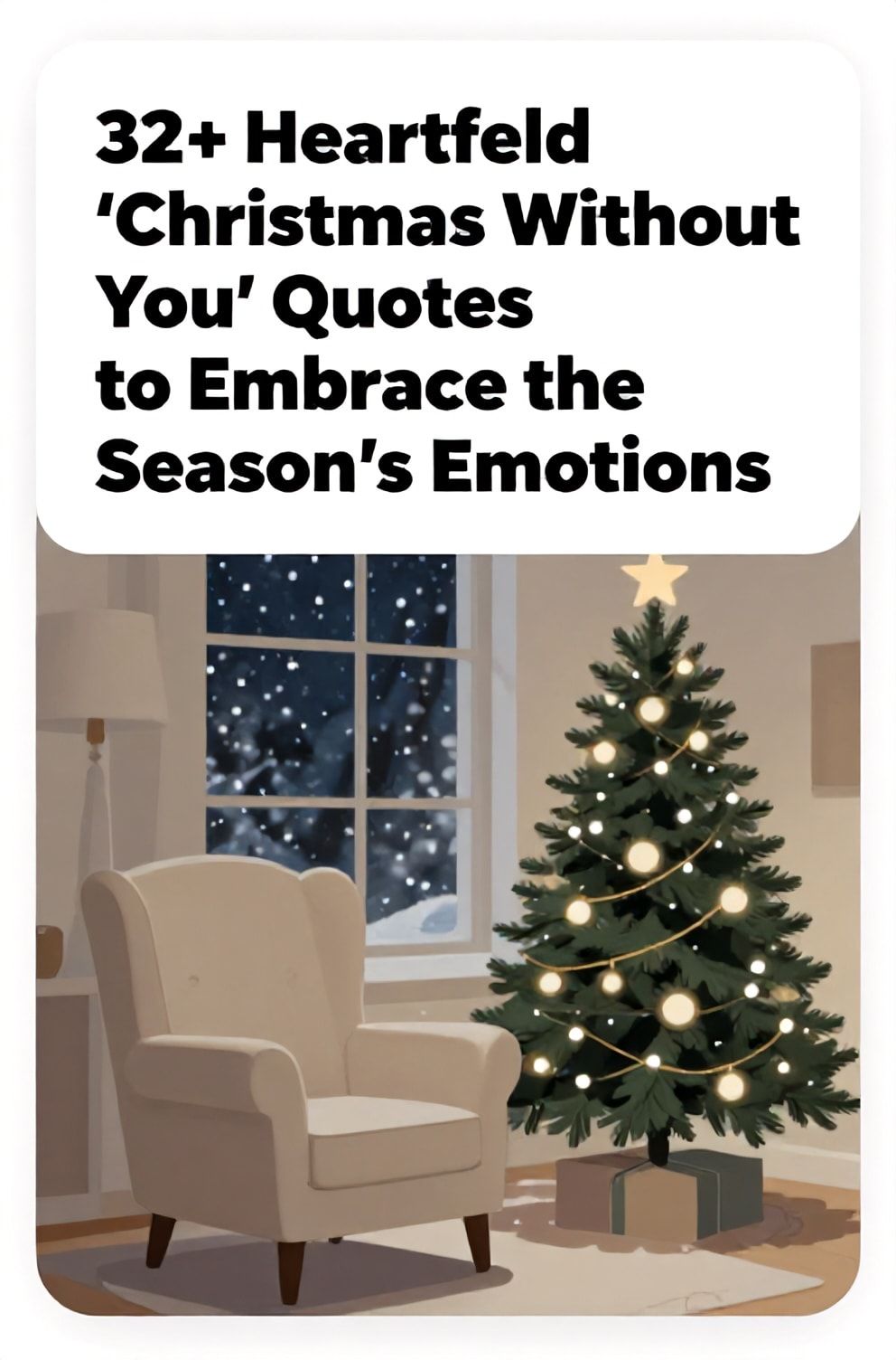 Bold%2C%20sharp%20text%20that%20says%20%E2%80%9C32%2B%20Heartfelt%20%27Christmas%20Without%20You%27%20Quotes%20to%20Embrace%20the%20Season%27s%20Emotions%E2%80%9D.%20The%20text%20is%20placed%20at%20the%20top%20inside%20a%20white%2C%20rounded%20rectangular%20illustration%20box%20in%20negative%20space%2C%20beautiful%20Pinterest-style%20frame.%20Pinterest-style%20illustration%20showing%20an%20empty%20armchair%20by%20a%20decorated%20Christmas%20tree.%20Background%20of%20a%20quiet%2C%20snowy%20evening%20seen%20through%20a%20window.%20Clean%2C%20minimal%20composition%2C%20cold%20neutral%20or%20warm%20neutral%20color%20palette