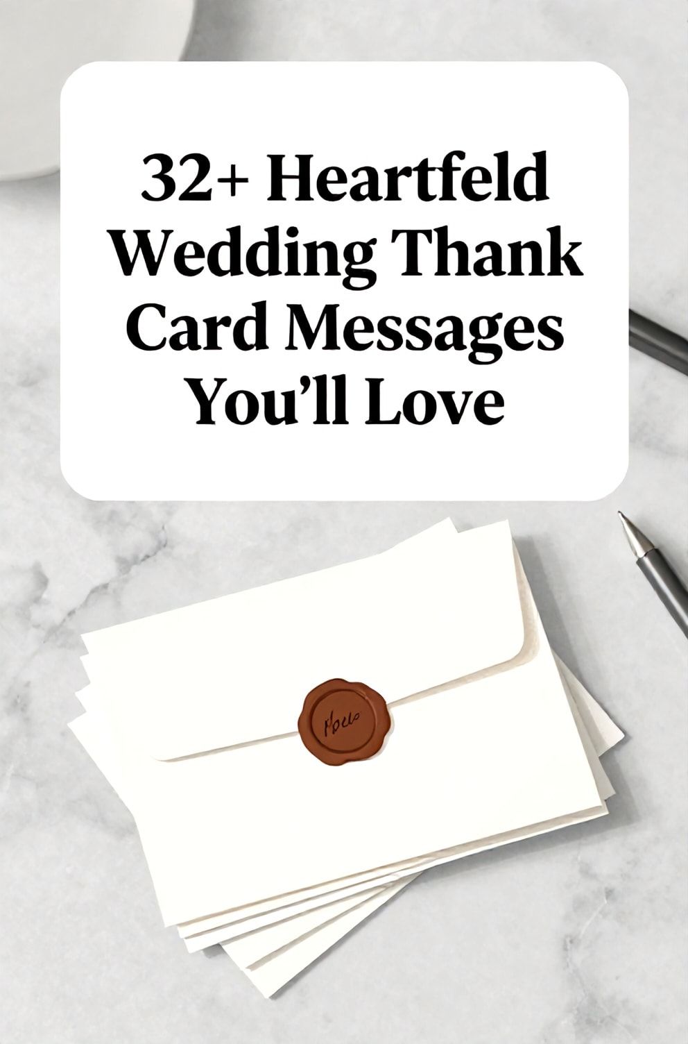 Bold%2C%20sharp%20text%20that%20says%20%E2%80%9C32%2B%20Heartfelt%20Wedding%20Thank%20You%20Card%20Messages%20You%E2%80%99ll%20Love%E2%80%9D.%20The%20text%20is%20placed%20at%20the%20top%20inside%20a%20white%2C%20rounded%20rectangular%20illustration%20box%20in%20negative%20space%2C%20beautiful%20Pinterest-style%20frame.%20Pinterest-style%20illustration%20showing%20a%20pile%20of%20elegant%20thank-you%20cards%20with%20a%20wax%20seal%20stamp.%20Background%20of%20a%20light%20grey%20marble%20desktop%20with%20a%20single%20pen.%20Clean%2C%20minimal%20composition%2C%20cold%20neutral%20or%20warm%20neutral%20color%20palette